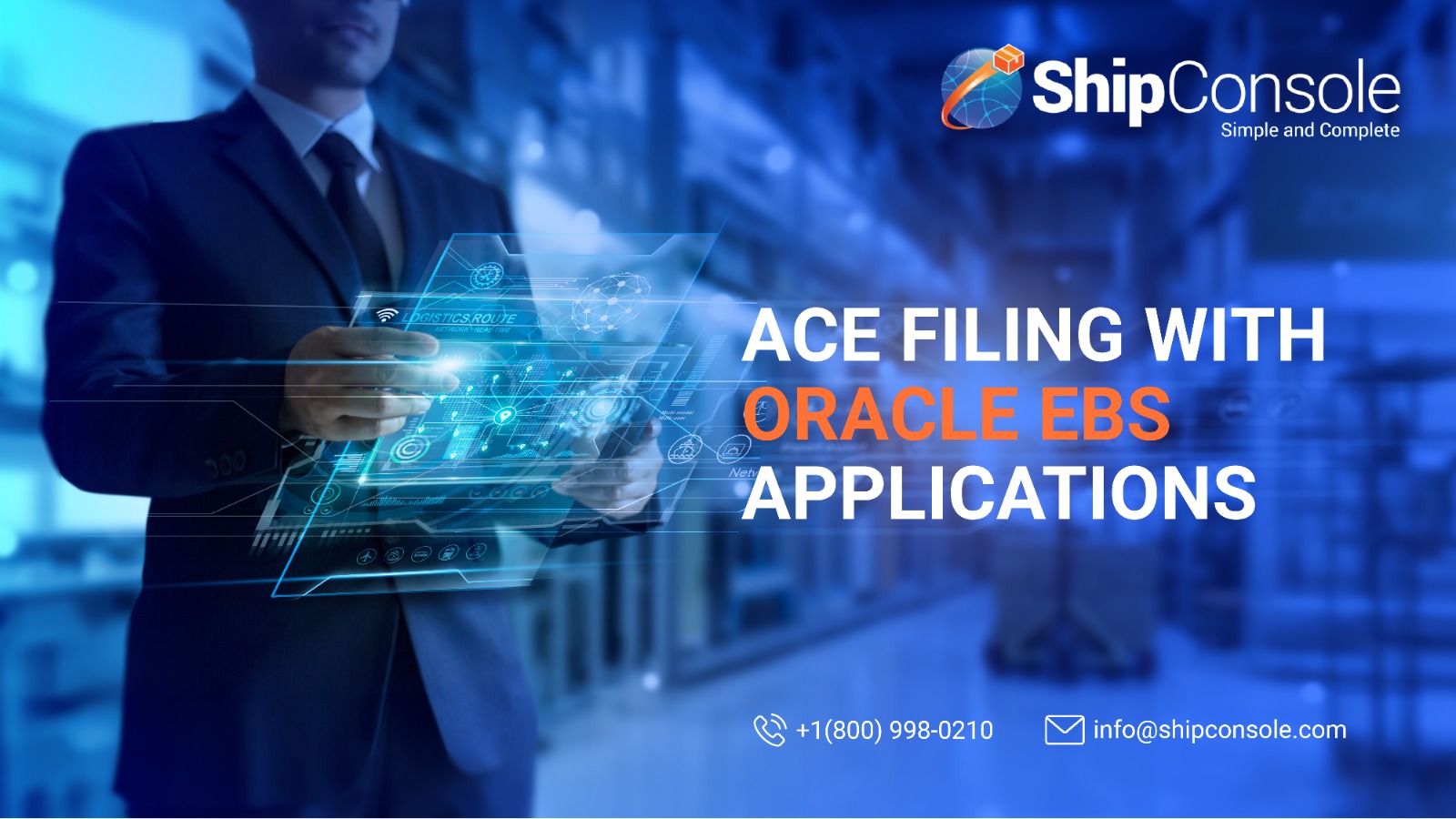Ace Filing with Oracle EBS Applications