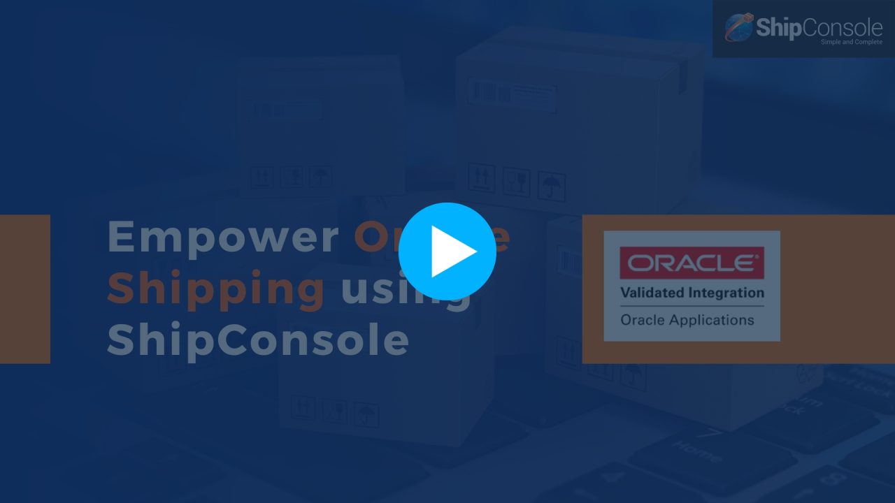 Oracle Delivery ShipConsole Video Library | Tutorials, Demos & Insights