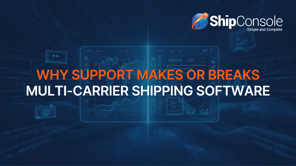 Why Support Makes or Breaks Multi-Carrier Shipping Software