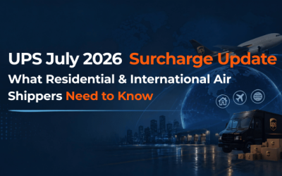 UPS’s July 2026 Surcharge Update: What Residential and International Air Shippers Need to Know