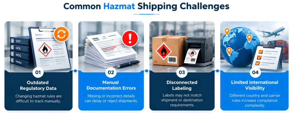 Hazmat Shipping Requirements Challenges
